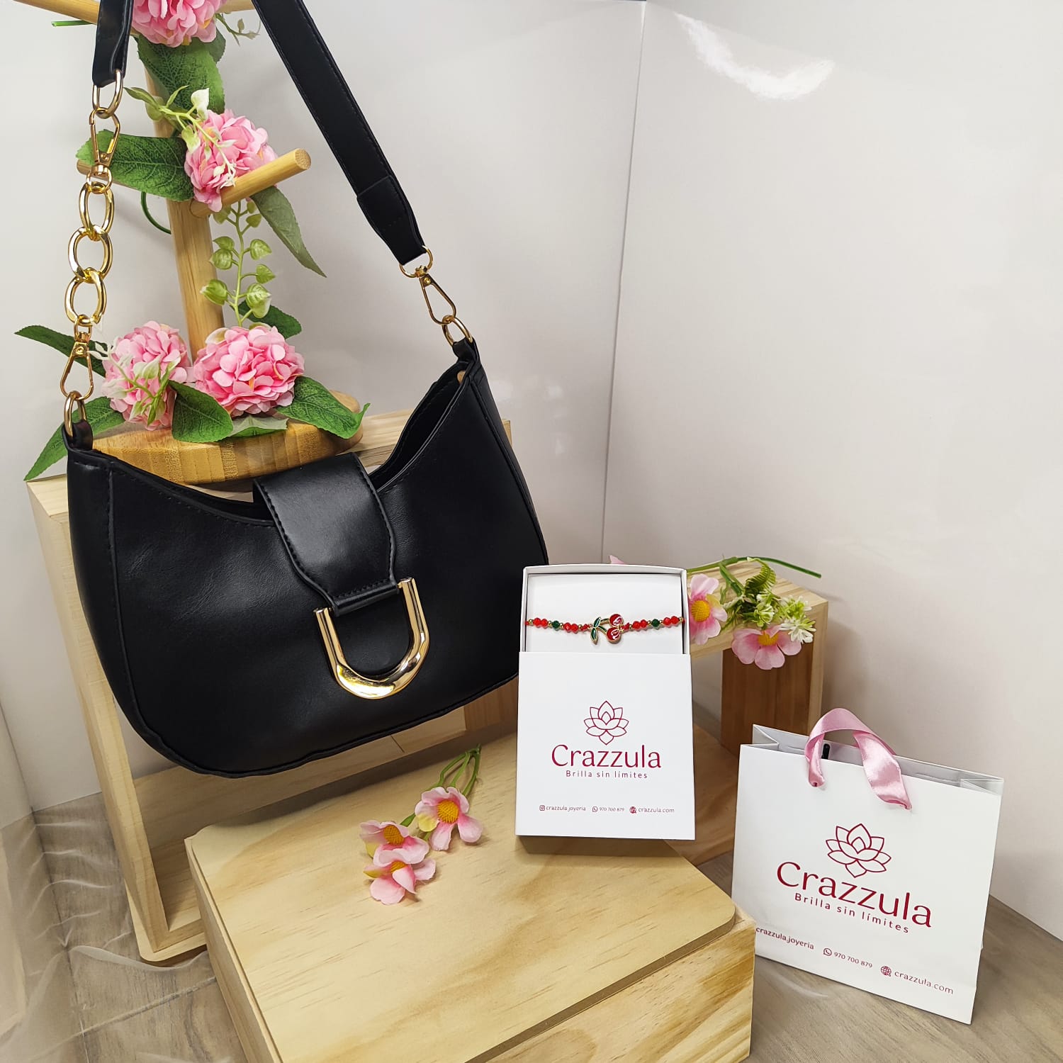 Premio Pulsera Cerecita + Cartera